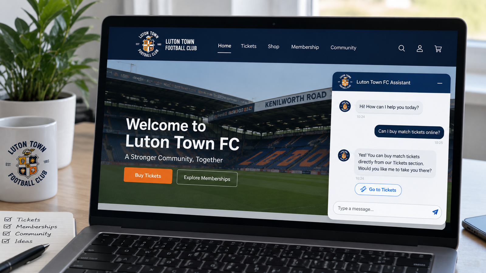 Luton Town FC Digital Platform